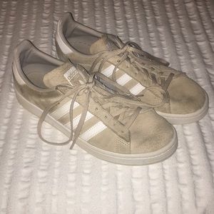 Adidas Campus Suede Cream/Tan 8.5 Women’s
